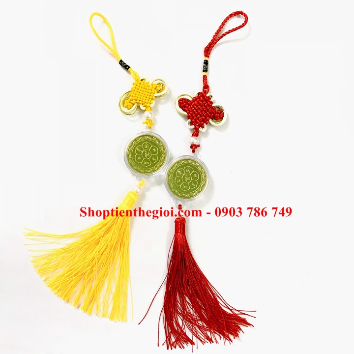 Dây Treo Xu Phật A Di Đà In Màu - SP005199